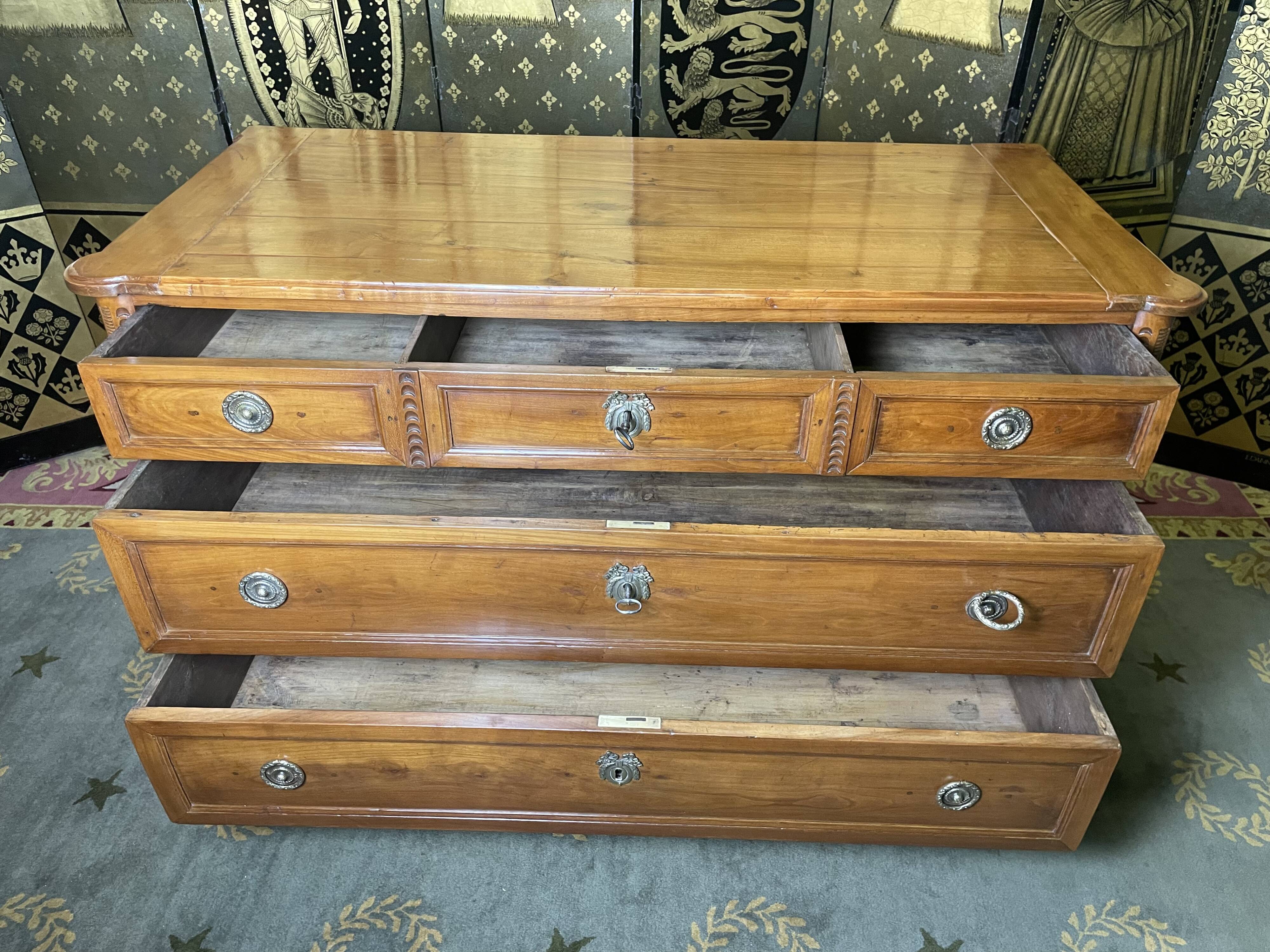 Restored Louis XVI period chest of drawers
