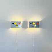C-1701 Collage Wall Lamp By Willem Van Oyen For Raak Amsterdam, The Netherlands 1960S