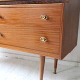 Small Vintage Sideboard with Dansette Legs, 1960s