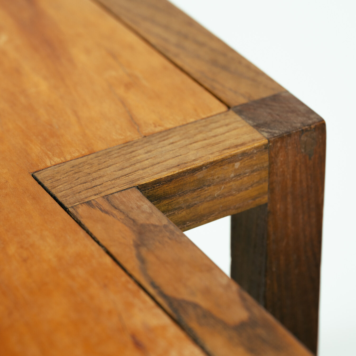 Conversation bench inspired by Rennie Mackintosh, unique, 1980