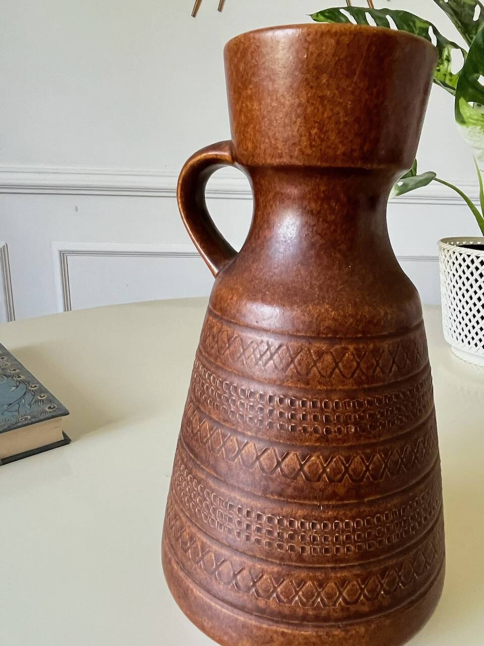 Vase West Germany brown