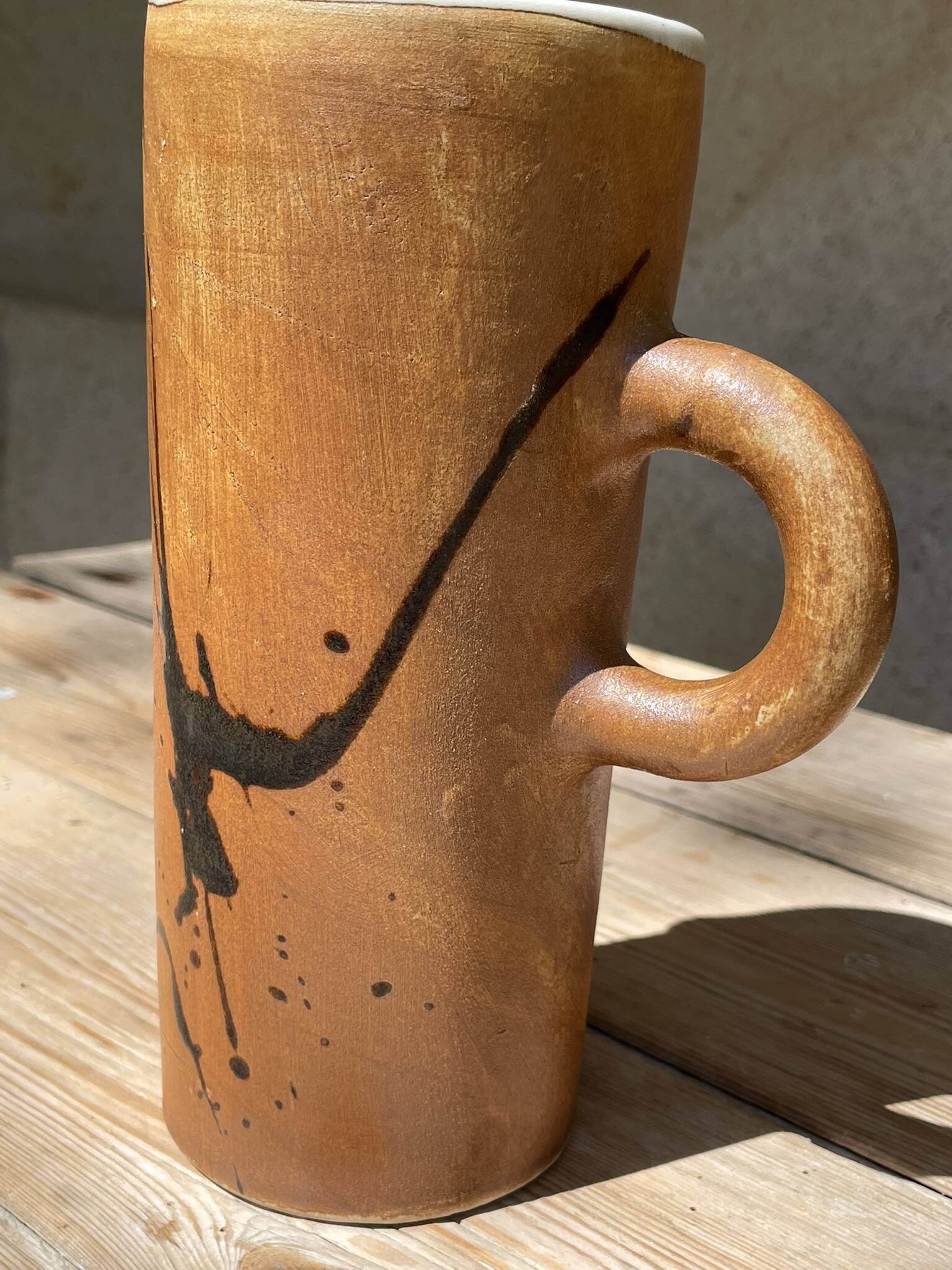 Ceramic pitcher Atelier Colombe Vallauris
