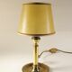 Golden brass candlestick lamp