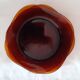 Suite of 4 amber dessert plates