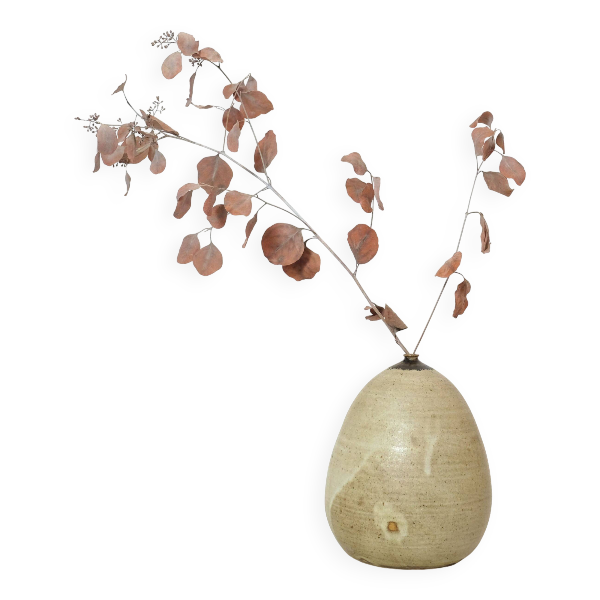 Glazed stoneware vase from the 60s-70s.