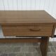 Vintage desk in brown formica
