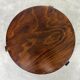 Round side table in Art Deco / functionalist style with shelf, by Thonet-Mundus.