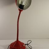 Lampe articulée rouge vintage