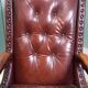 Particularly sturdy library armchair with studs - armchair