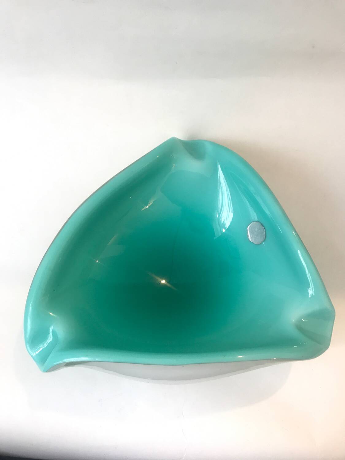 Sommerso opaline ashtray, Murano