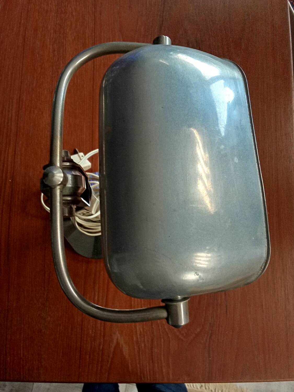 Vintage aluminium desk lamp