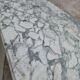 Antique cast iron and marble bistro restaurant table - 1.40m