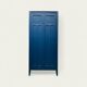 Armoire parisienne bleue panneautée 1940