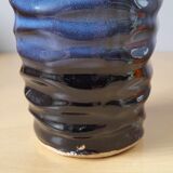Blue ceramic vase 70s
