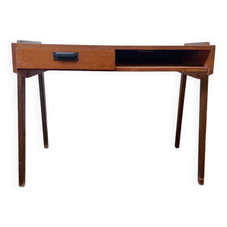 Vintage teak desk Scandinavian look 1960s