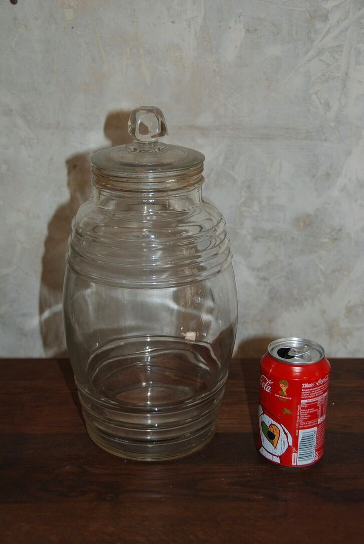 Big old glass candy jars for jar