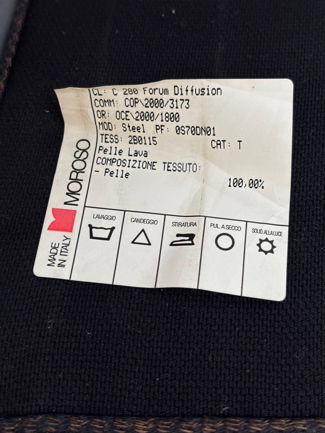 Steel armchair by Enrico Franzolini for Moroso, Italy.