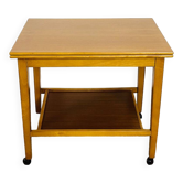 Scandinavian folding teak games table