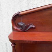 Stepped buffet in flamed mahogany veneer