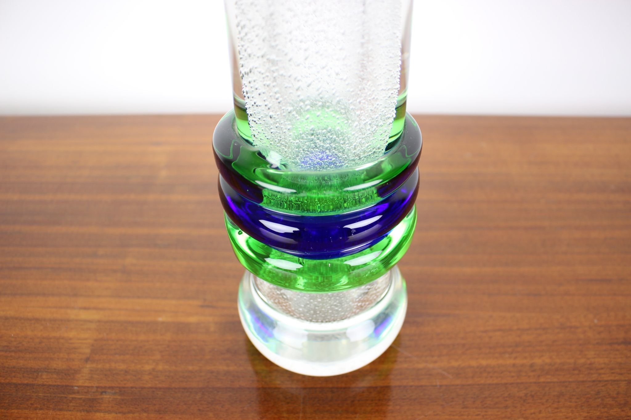 Art Glass Vase by Pavel Jezek for Skrdlovice Glassworks,1975s
