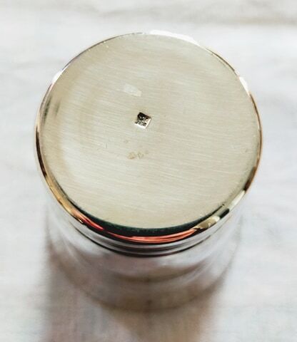 Timbale silver metal - animal décor