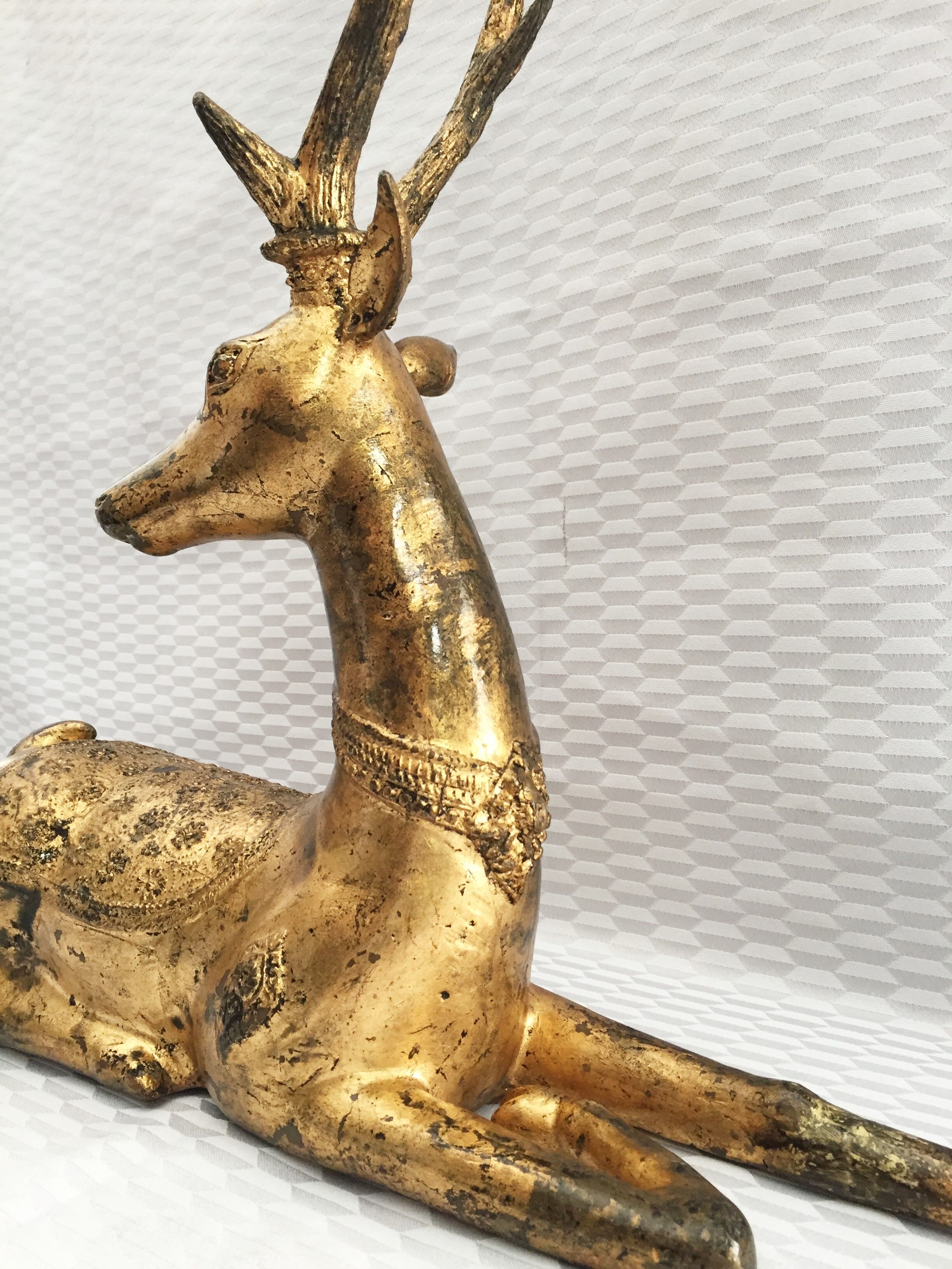 Sculpture deer ratanakosin bronze thai siam