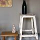 Tabouret d'atelier patiné ancien