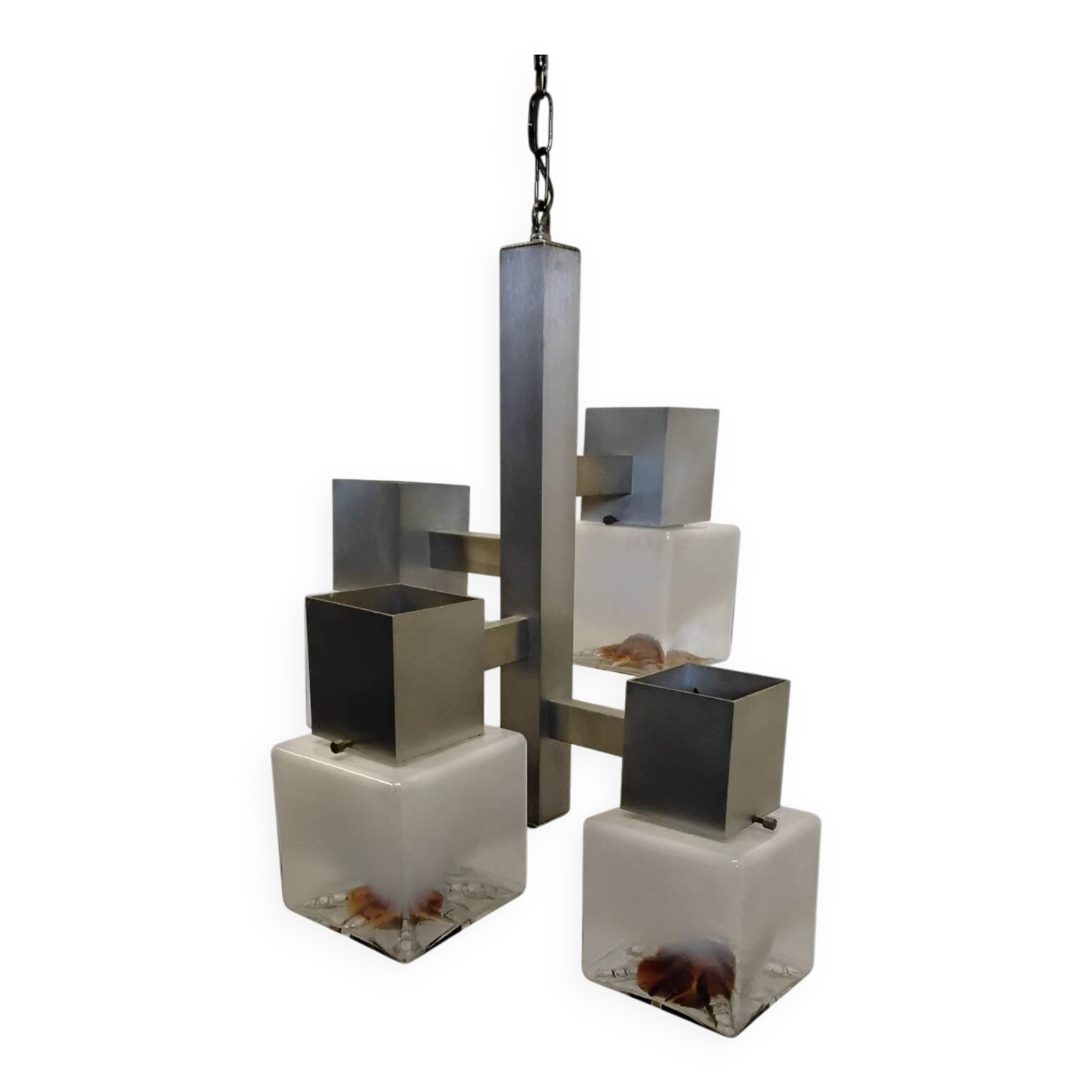 Vintage Cubic Chandelier