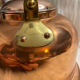 Copper and ceramic kettle