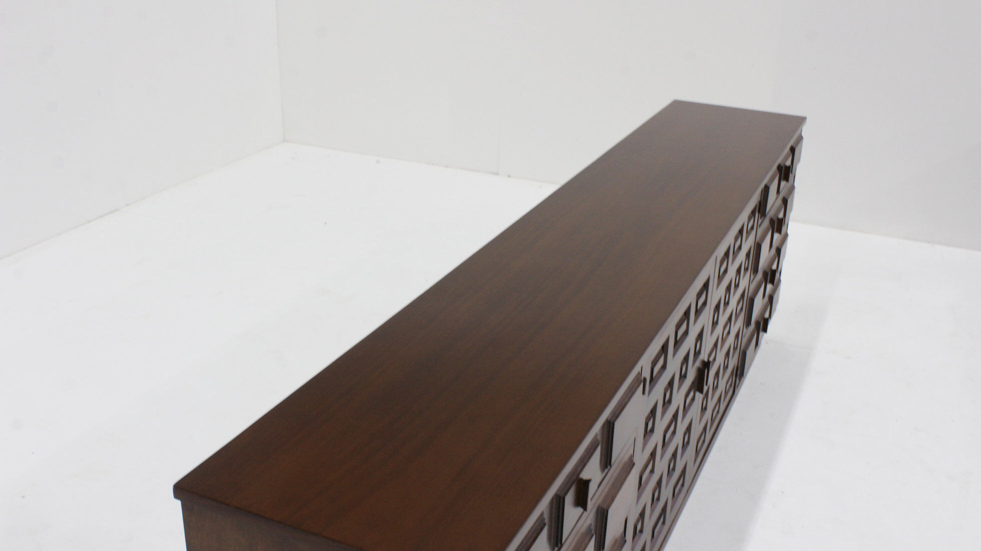 Spanish brutalist sideboard credenza