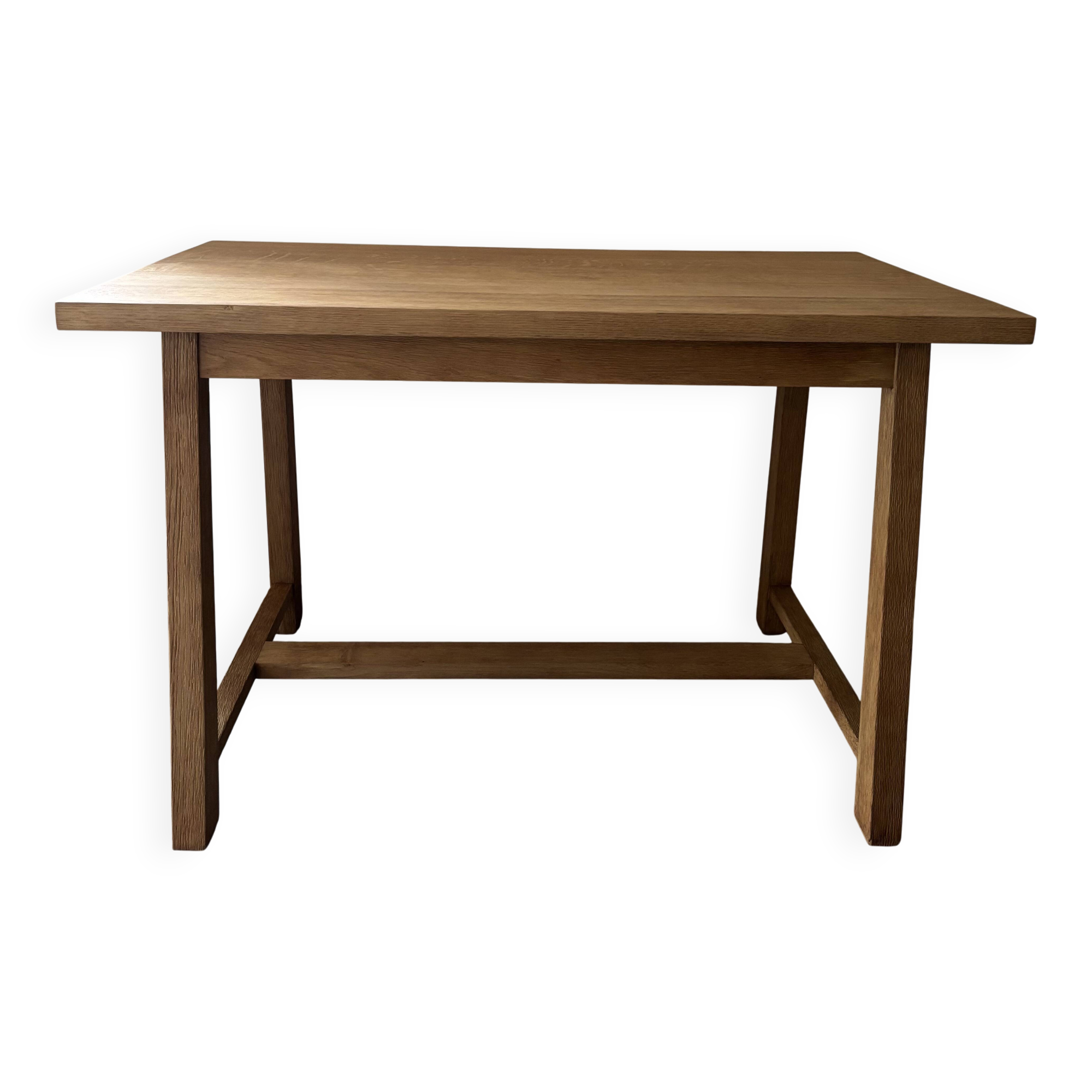 Solid oak dining table