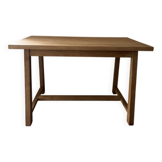 Solid oak dining table