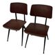 Set of 4 vintage school chairs Galvanitas S16 Netherlands Design