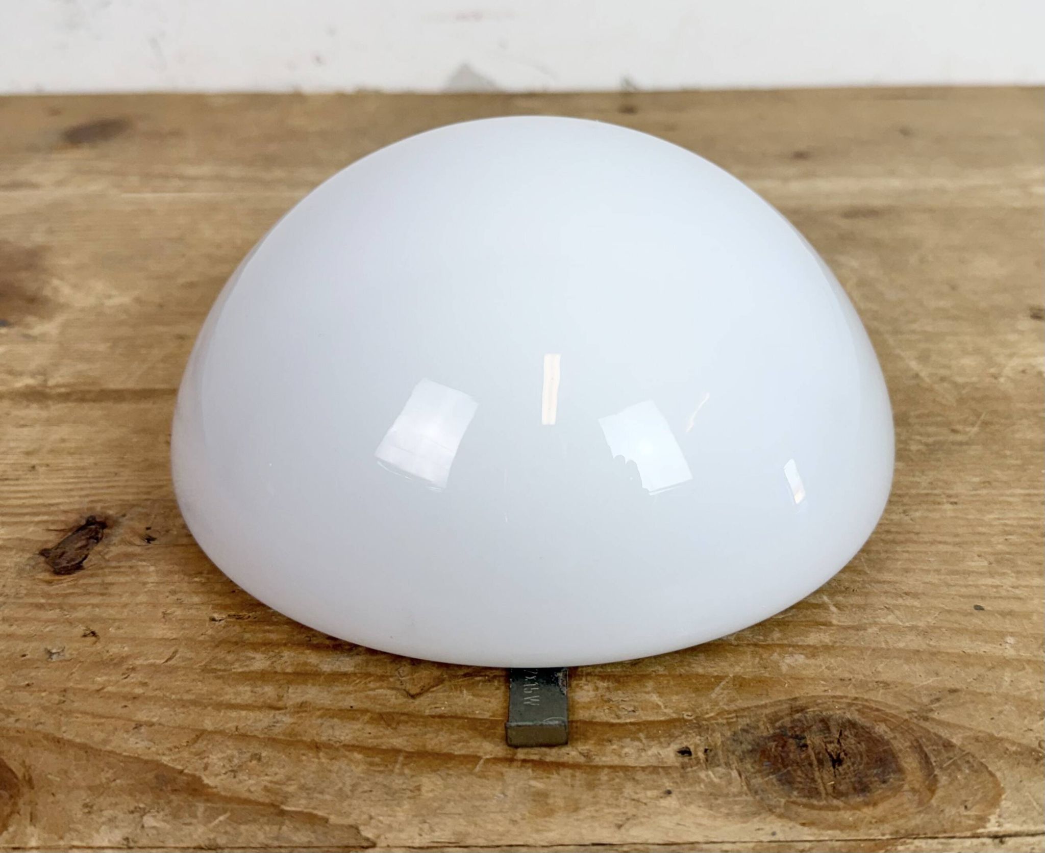 Vintage Wall Light with Milk Glass, 1960s