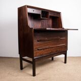 Secretary desk, Danish Rosewood by Arne Wahl Iversen for Branderup Mobelfabrik 1960.