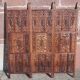 Carved solid wood screen.