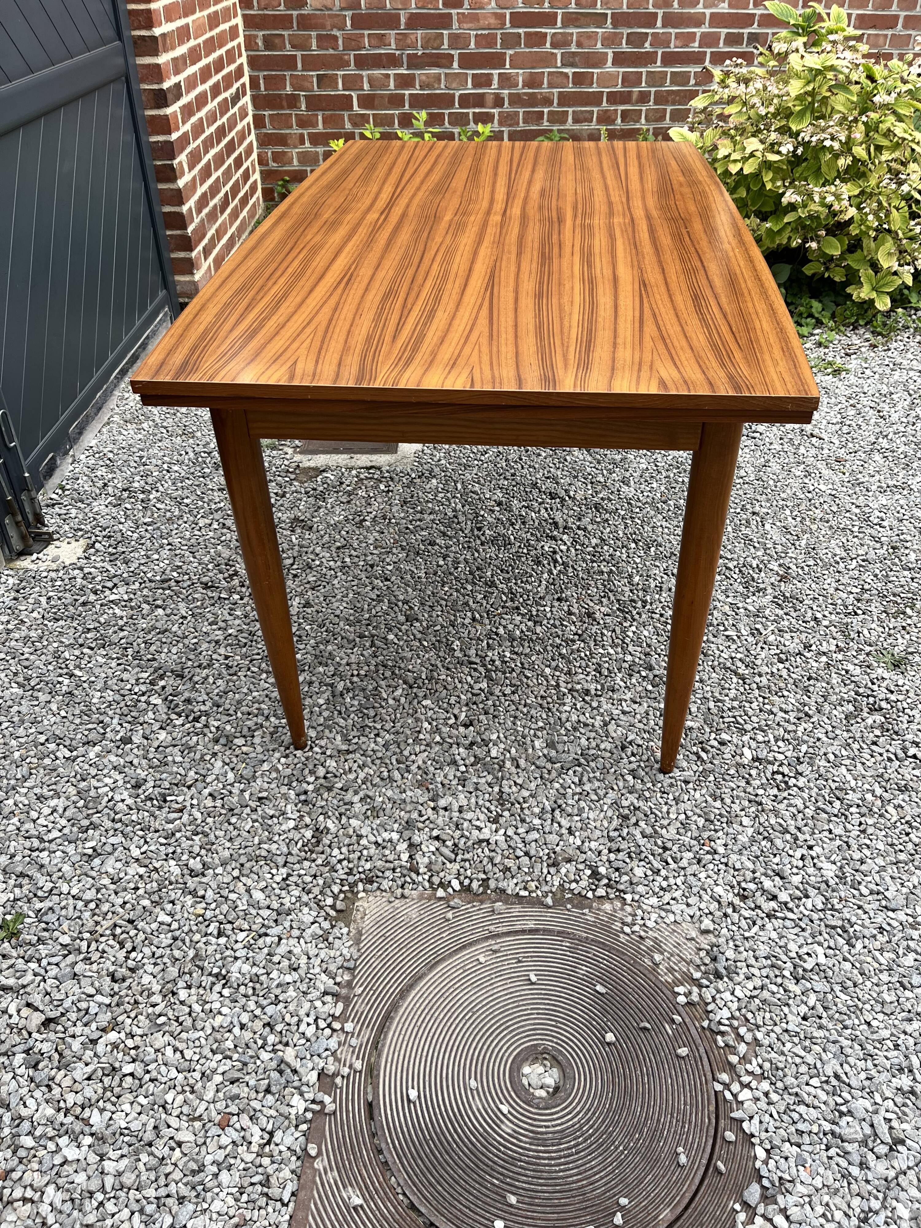 Scandinavian dining table. Teak