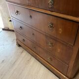 Antique walnut chest of drawers
