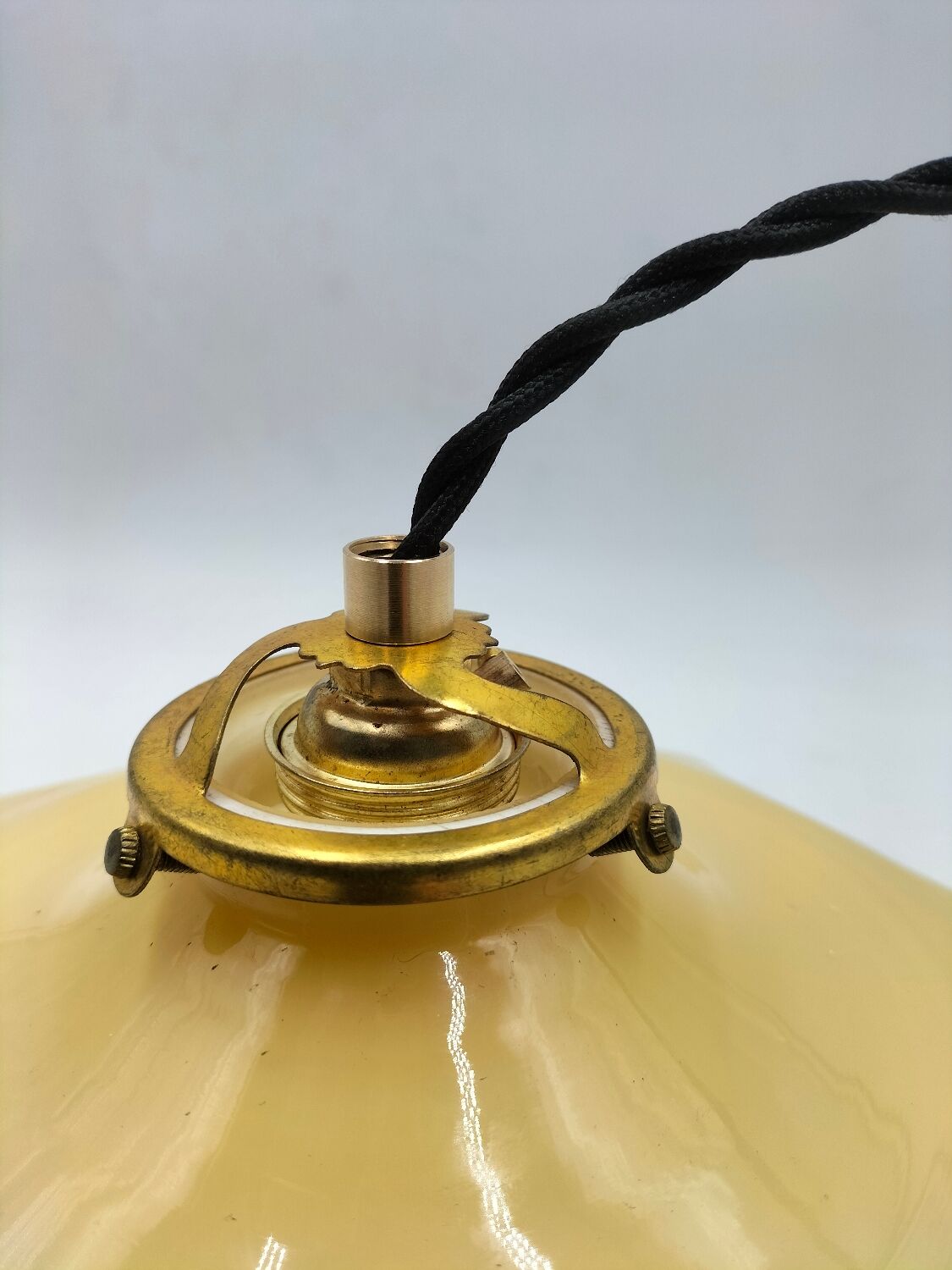 Opaline pendant light