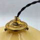 Opaline pendant light