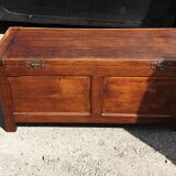 Solid oak chest
