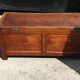 Solid oak chest