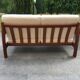 Scandinavian teak 2-seater sofa 60s