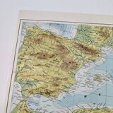 Map of the Mediterranean, 1950