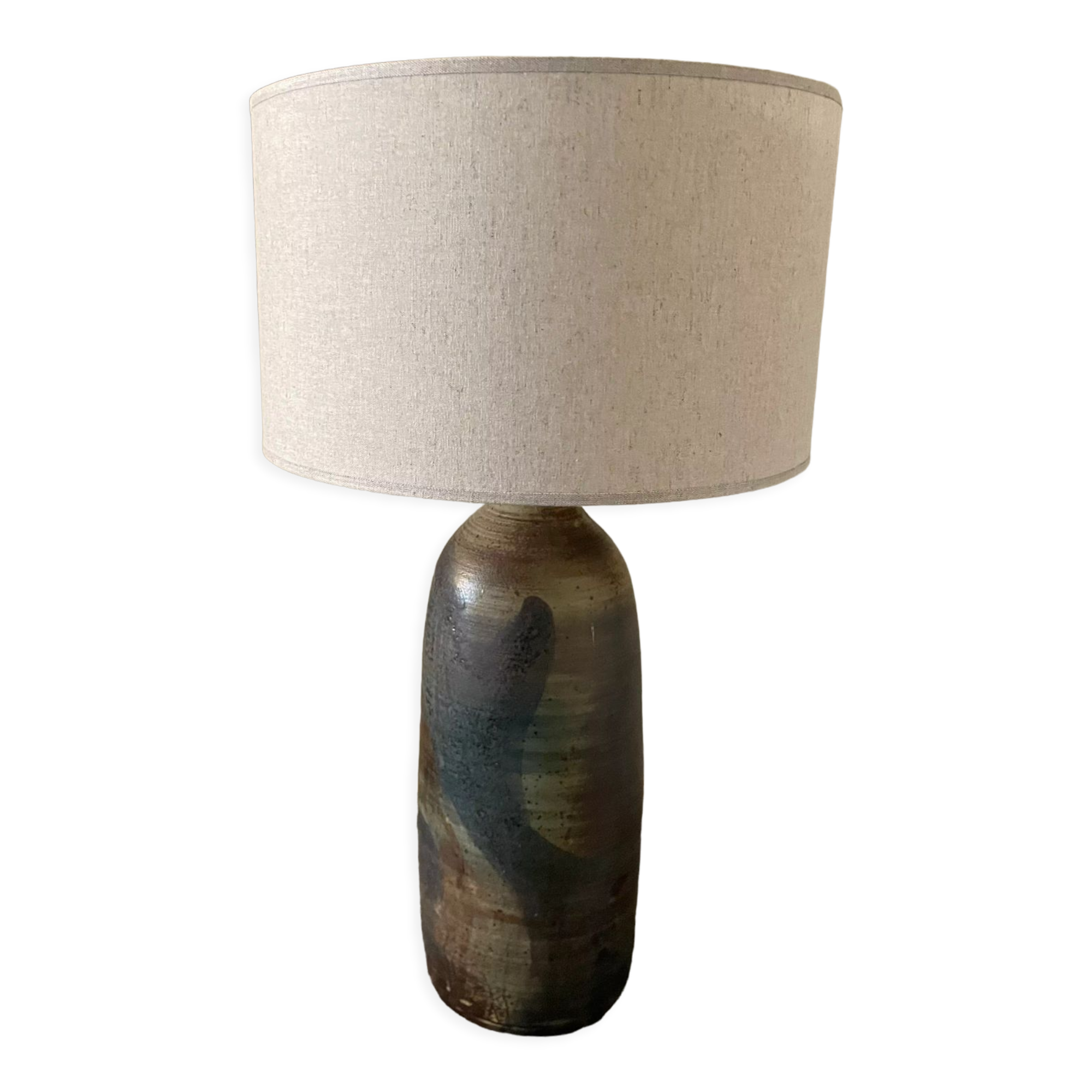 Lampe en grès vernissé