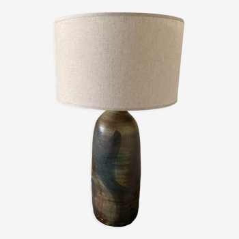 Lampe en grès vernissé