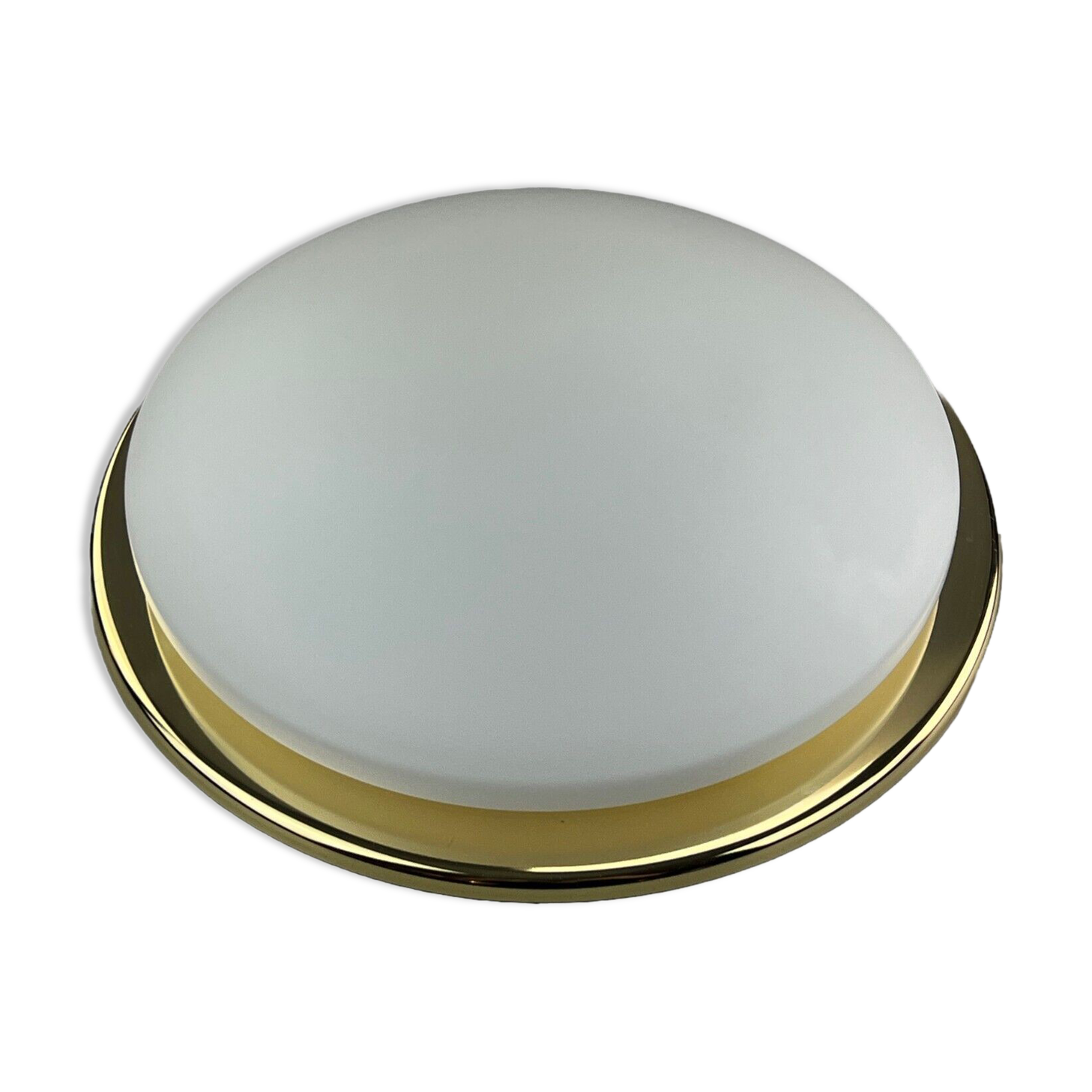 60s 70s Hustadt Leuchten Plafoniere ceiling lamp glass space age design