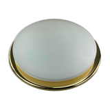 60s 70s Hustadt Leuchten Plafoniere ceiling lamp glass space age design