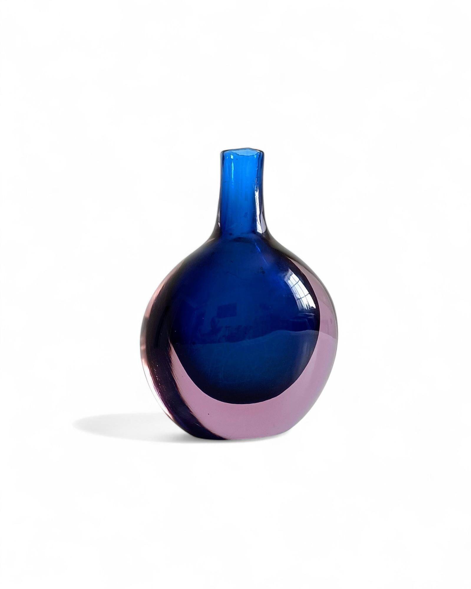 Murano Glass Large Bottle by Flavio Poli for Seguso Vetri D´Arte, Italy, 1960s