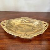 Art deco brass basket